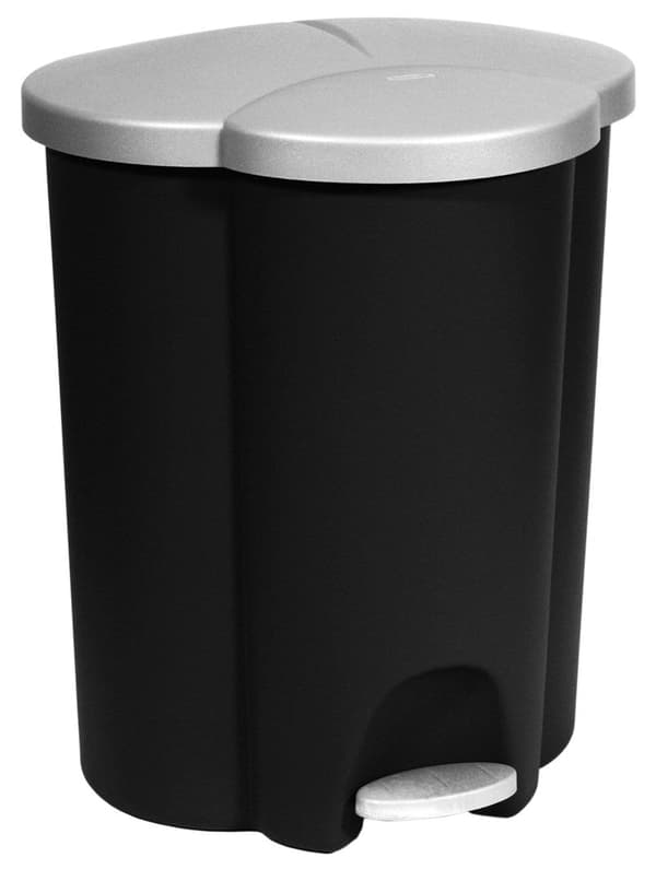 CURVER TRIO Waste Sorting Bin 17 + 17 + 6 L - Anthracite