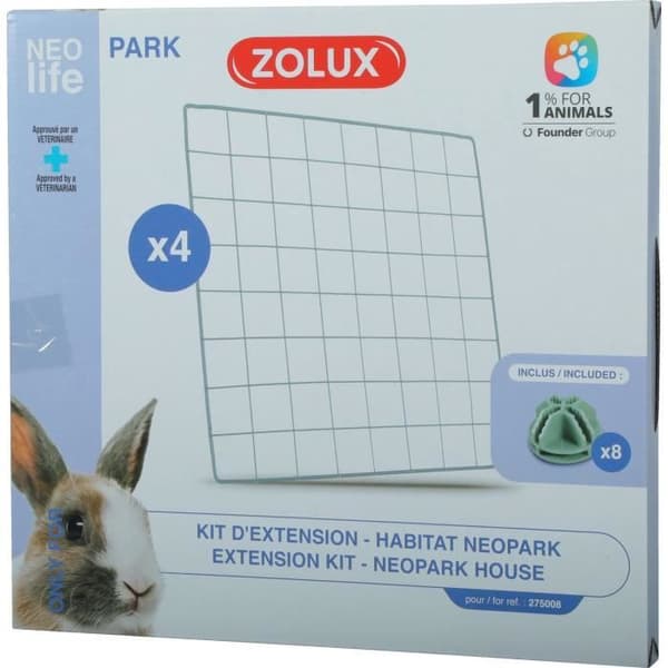ZOLUX Extension Kit for Modular Enclosure - Neo Park - Rabbit - 4 Grids