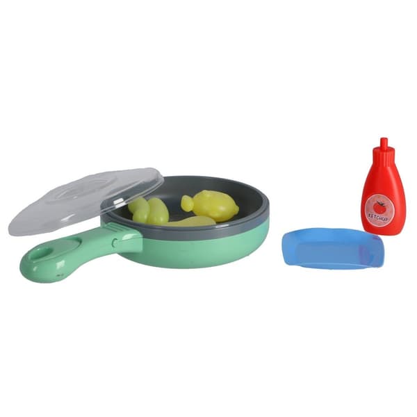 Mint Electronic Frying Pan Playset - Includes Food Items - Ages 3+