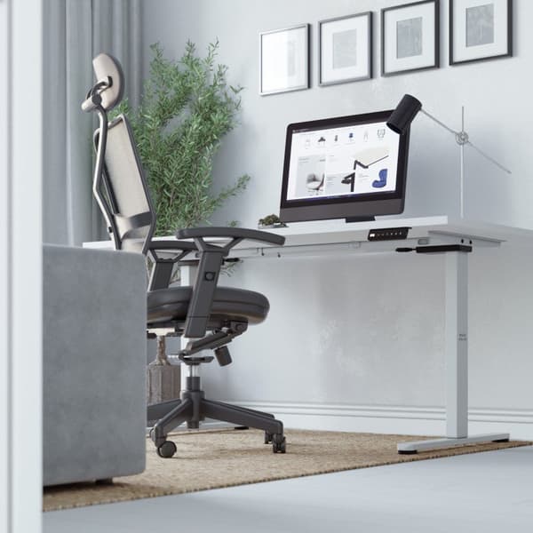 Xeno 4.5 White Electric Desk - Height Adjustable