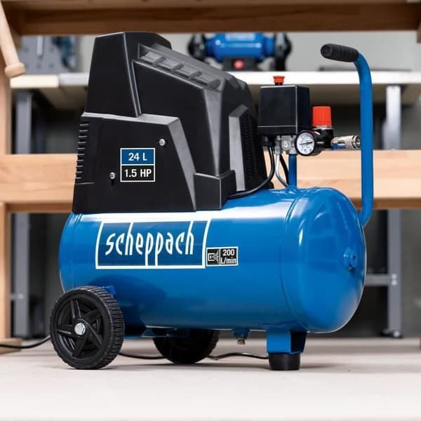 Scheppach Compressor - 24 L - 8 Bar - 1100W - HC30ox