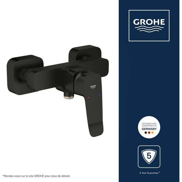 GROHE DICE Shower Mixer - Matte Black