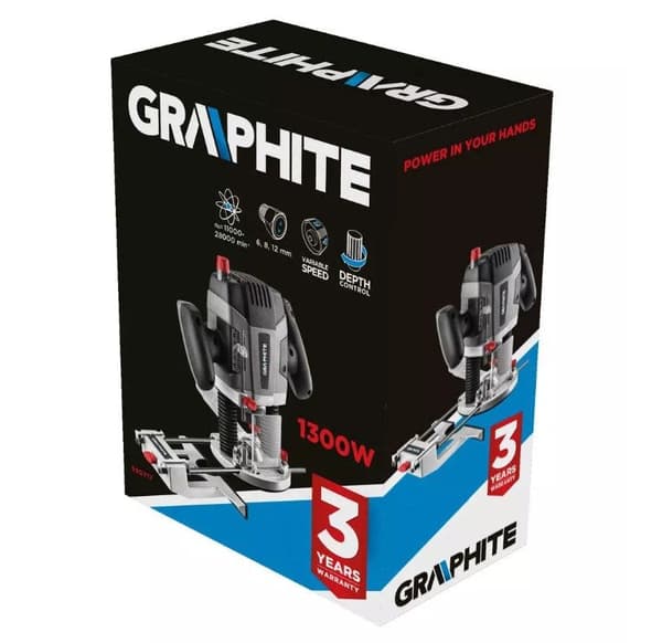 Router 1300W Chuck 6-12 mm