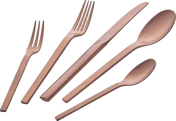 ZWILLING 30-Piece Matte Cutlery Set Rose Gold