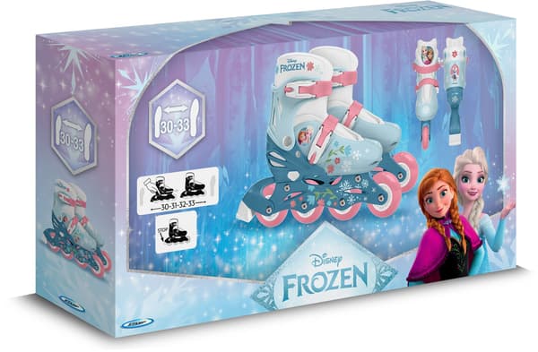 FROZEN Adjustable Inline Skates - Girl - Blue - Size 30-33