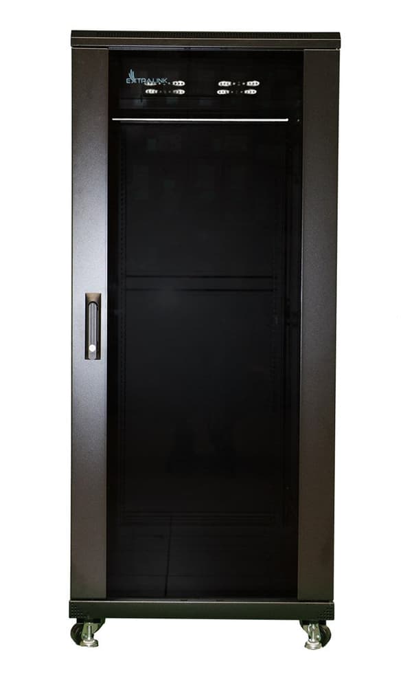 Extralink Rack Cabinet 37U 600x800 Black Standing