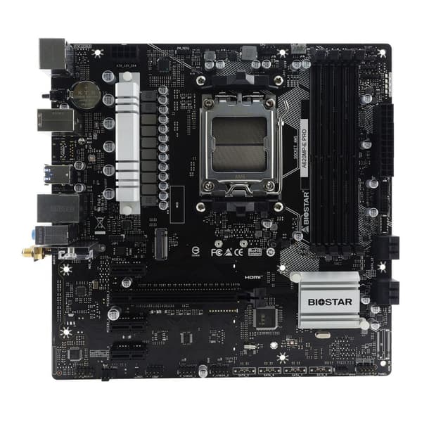 MB Biostar A620MP-E Pro Motherboard - A620, AM5, mATX, AMD - A620MP-E PRO