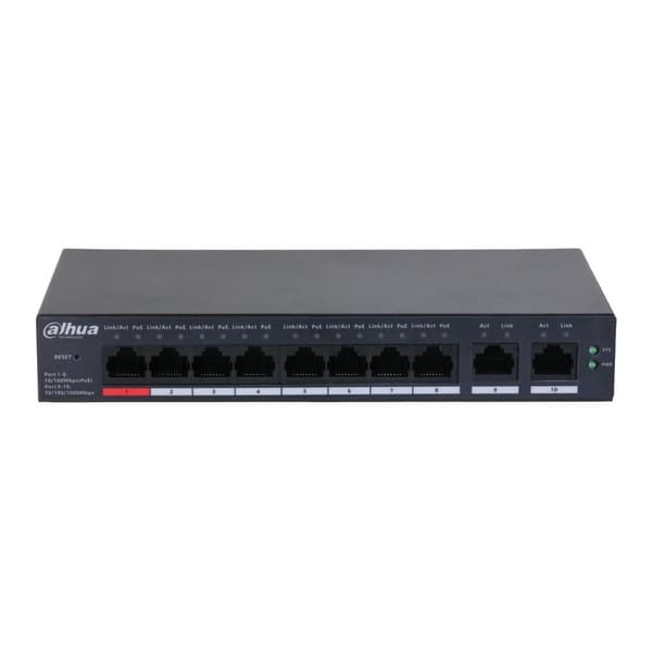 Dahua CS4010-8ET-110 Switch Cloud Managed Intelligent 8x PoE