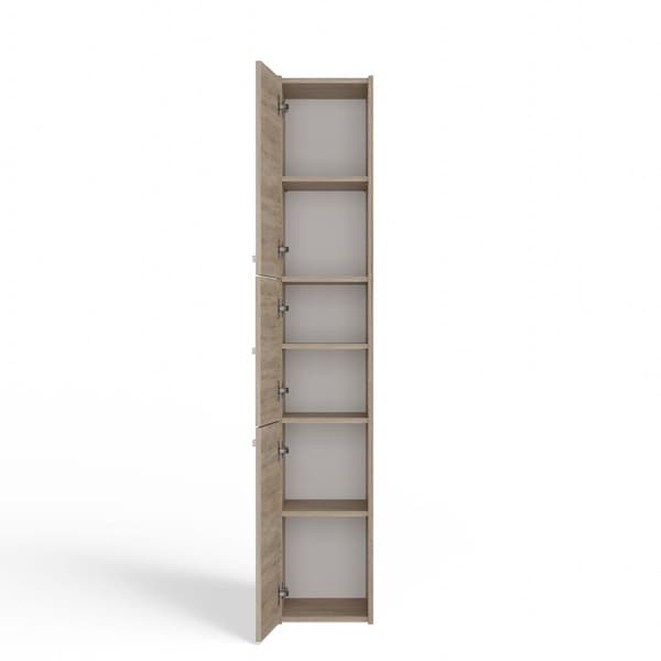 Topeshop S33 SONOMA Bathroom Storage Cabinet Oak