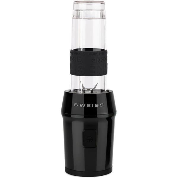 SWEISS Mini Blender - 300 W - 570 ml - 2 Bottles - MOOV9 - Black