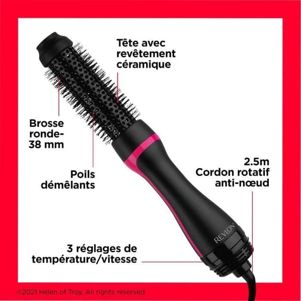 REVLON Drying and Styling Brush - RVDR5292E - One Step Style Booster - 38 mm