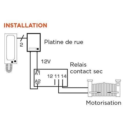 SCS SENTINEL Dry Contact Relay 12V - For Gate Motor Control