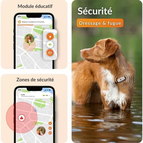 Weenect XS GPS Tracker for Dogs - White Edition 2023