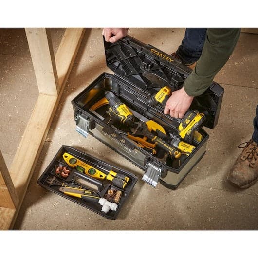 Black & Decker Tool Storage Case 1-95-619 Black Silver Plastic Steel