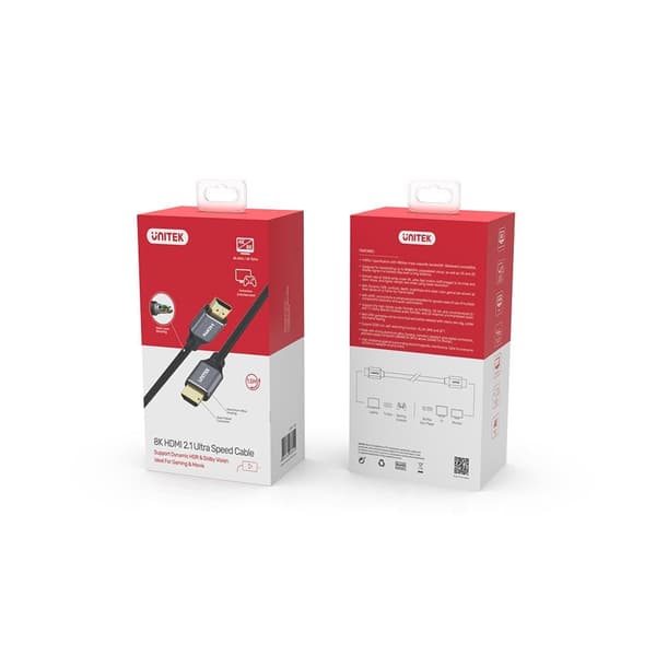 UNITEK 8K HDMI 2.1 Ultra Speed Cable 3 M