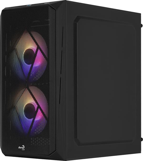 Aerocool CS107V2 Mini Tower Computer Case - Black