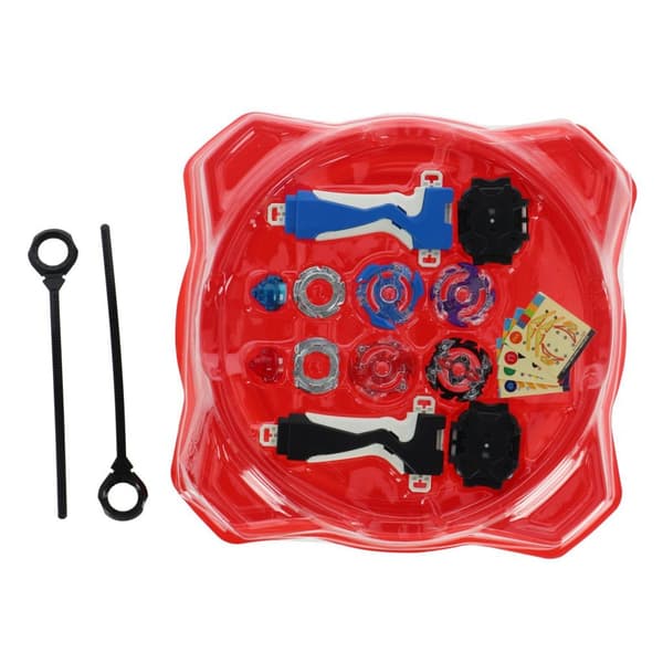 Spinning Top Set with Launch Mechanism
