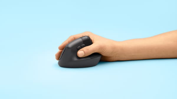 Logitech Lift Vertical Ergonomic Mouse - Wireless - Graphite - 910-006473