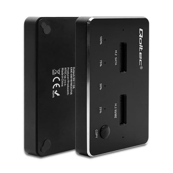 M.2 NVMe SATA USB-C DUAL Docking Station
