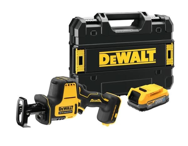 DEWALT DCS369E1T Cordless Reciprocating Saw 18V with POWERSTACK Battery AKU1
