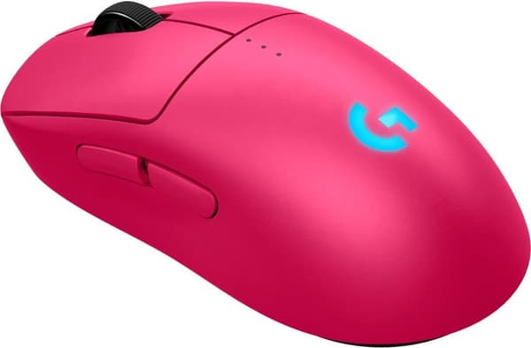 Logitech G PRO 2 Gaming Mouse - Optical, Wireless/Wired, 8 Buttons, Pink (910-007309)