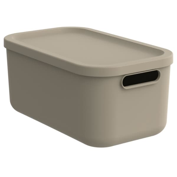 Rotho Albula Storage Box 12 L Cappuccino