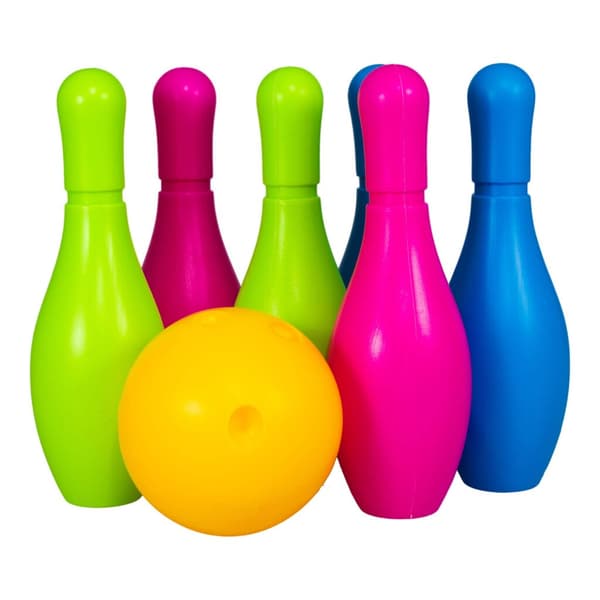 Summertime Bowling Set 6 Pins and Ball