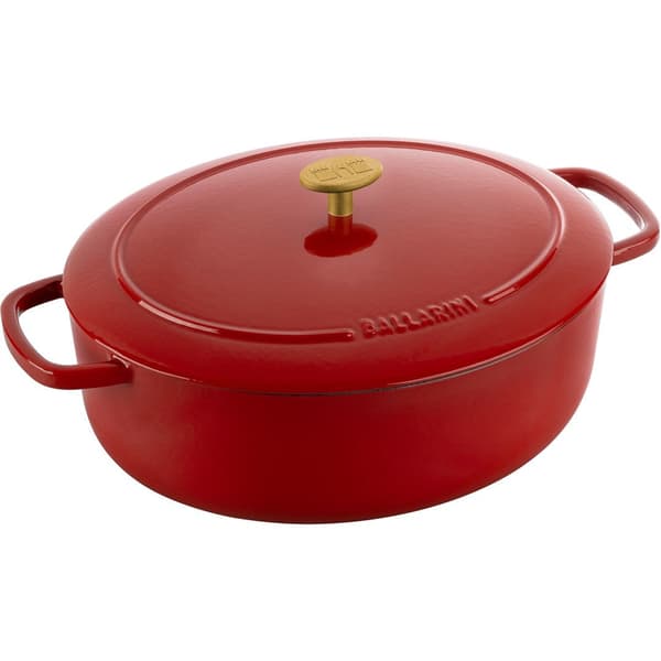 Ballarini Bellamonte Oval Cast Iron Pot 5.5 L Red