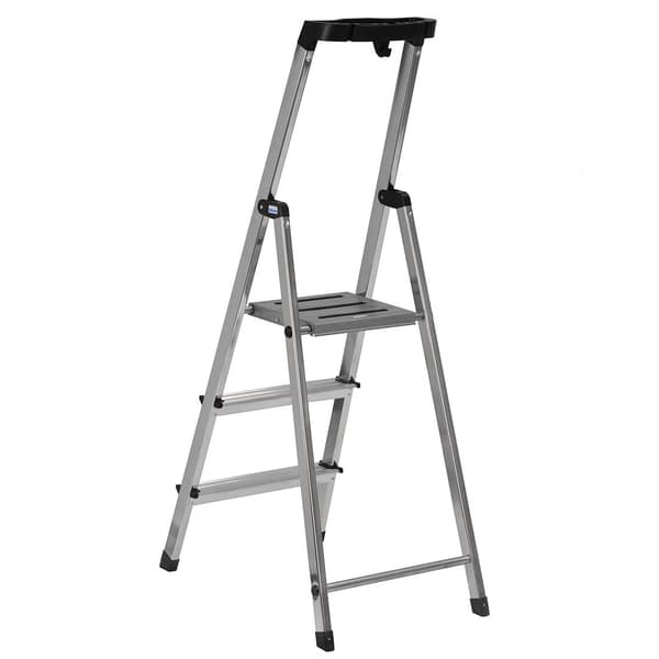 Krause Safety Folding Ladder Silver