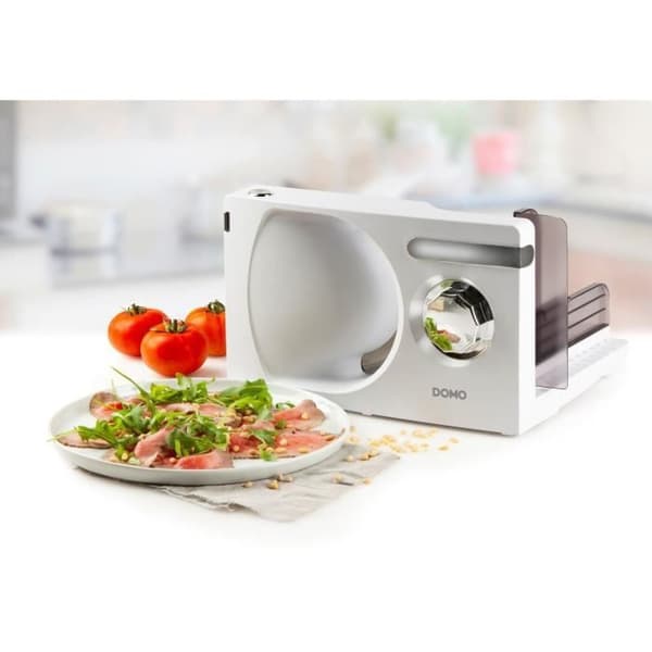 DOMO Slicer - 17 cm Diameter - Adjustable Thickness 1-15 mm - 120 W