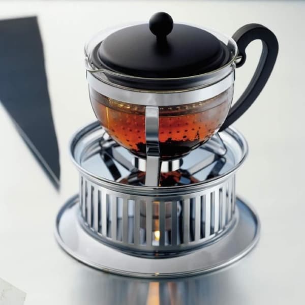 BODUM Teapot - Chambord - Plastic Strainer - 1 Liter - Black