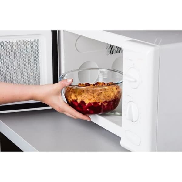 PYREX Round Container with Lid - 20 cm - 1.6 L - Cook & Go - Borosilicate Glass
