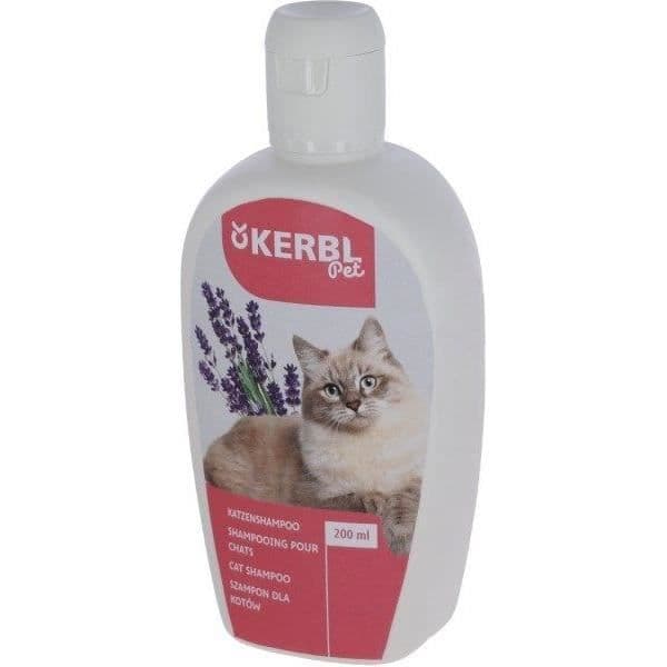 KERBL Cat Shampoo - 200 ml - Lavender - Mango - Shine and Softness