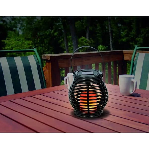 Grundig Solar LED Lantern 15x16 cm Black