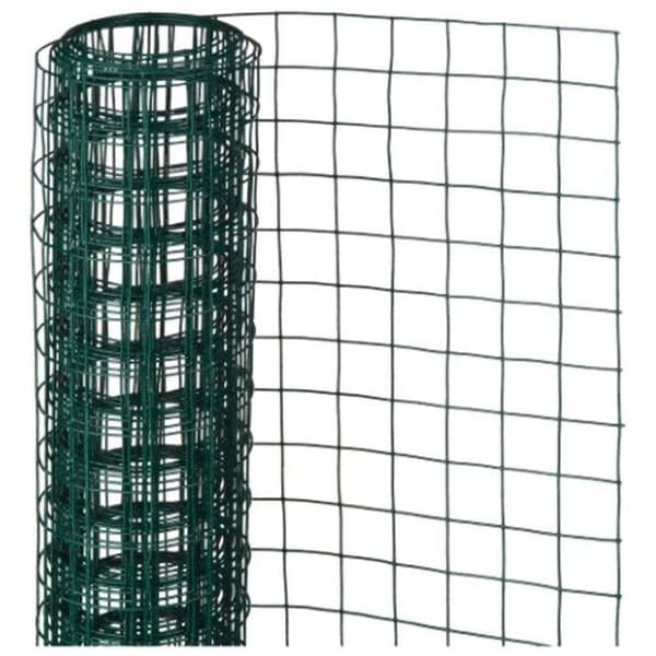 Square Wire Mesh - NATURAL - 0.5 x 3 m - 19 mm Thick - Green