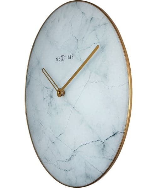 NeXtime Wall Clock 40 cm Marble NE-8189WI