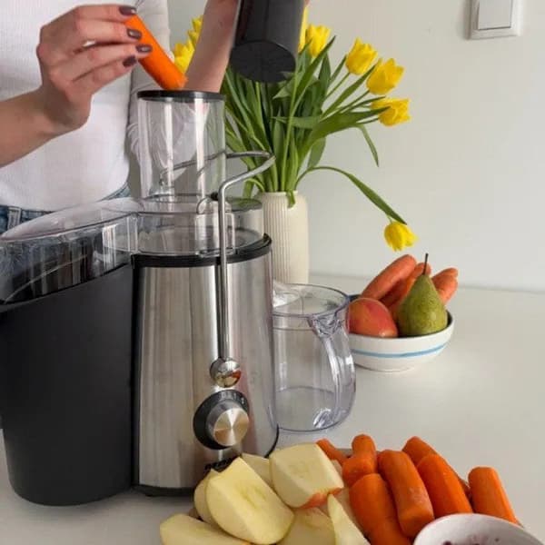 MPM Juicer 1000W Stainless Steel 2L Pulp Container MSO-18-M
