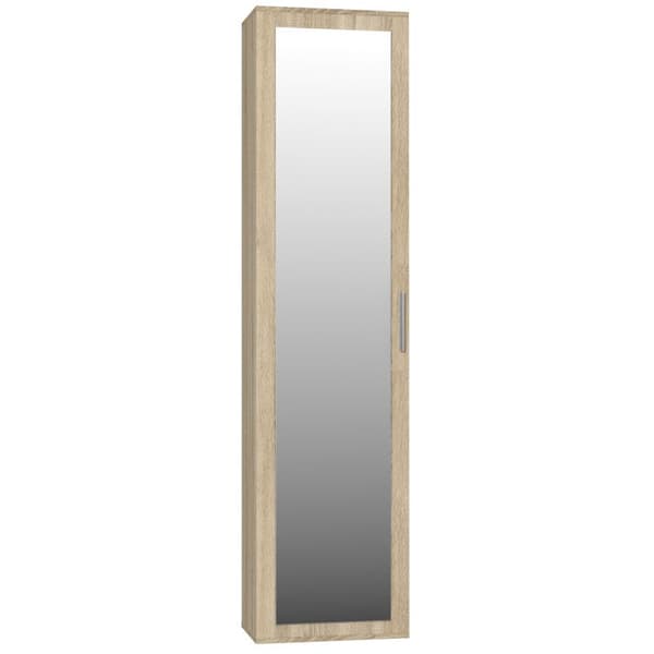 Topeshop DUO Wardrobe Sonoma Oak 2 Shelves 1 Door