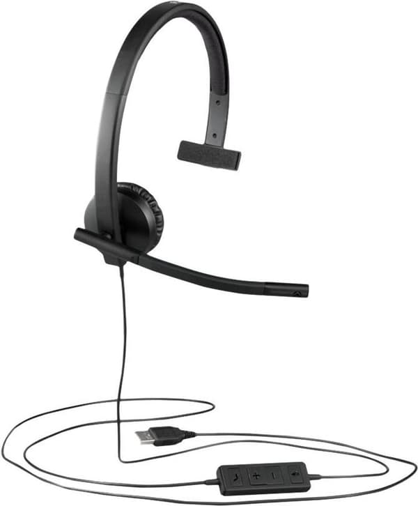 Logitech H570e Headset - On-Ear - Wired - USB-C - Microsoft Teams Certified (981-001427)