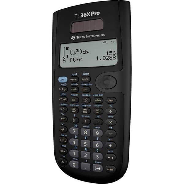 TEXAS INSTRUMENTS Scientific Calculator TI-36 X PRO - Black