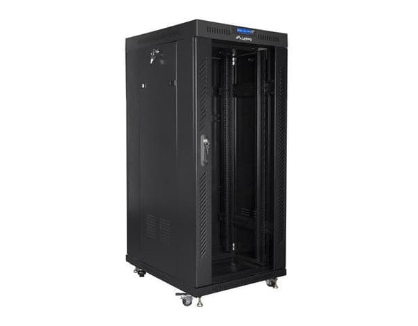 Lanberg Rack Cabinet 22U Freestanding Black - FF01-8822-12BL