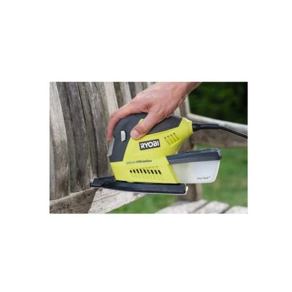 RYOBI Triangular Sander - 100W - 12,000 Oscillations/Min - RPS100-SA20 - 20 Sanding Discs