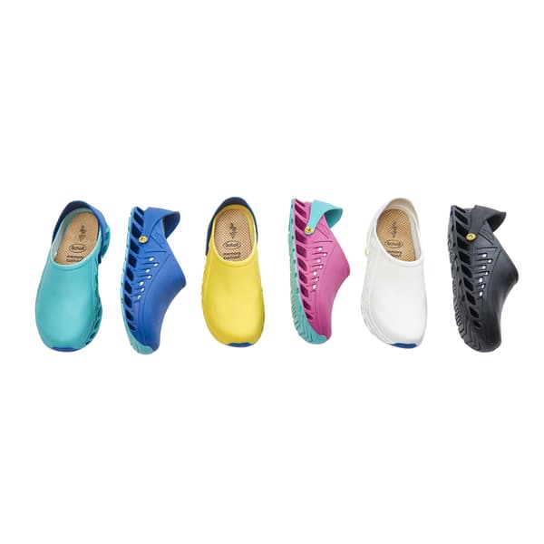 Scholl Evoflex Unisex Clogs Yellow Size 38