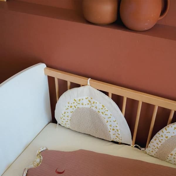 Modular Baby Cot Bumper - Moon Beige - 49 x 29 cm