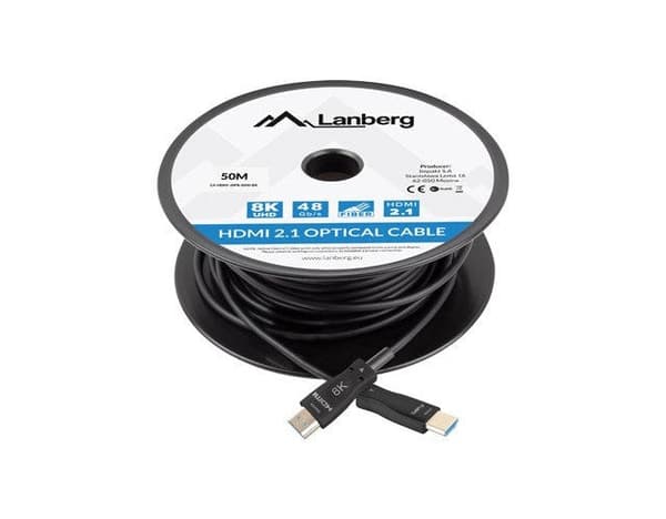 LANBERG HDMI M/M V2.1 50 M 8K Optical AOC Cable