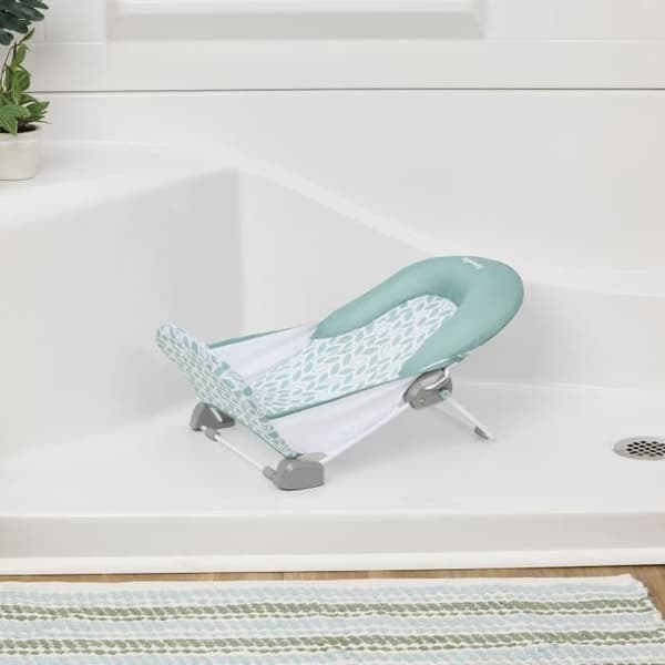Ingenuity Foldable Baby Bath Seat - Green - 2 Position