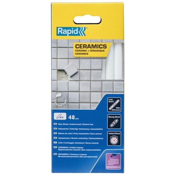 RAPID Ceramic Glue Sticks Ø12mm - 48 pcs