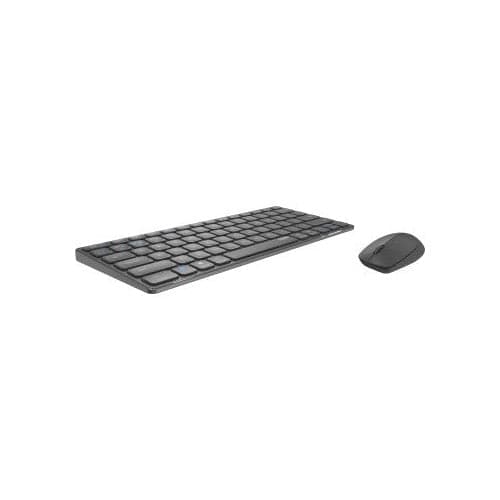 Rapoo 9600 M Wireless Multimode Blade Combo TKL Keyboard & Mouse Set, Dark Grade QWERTY US