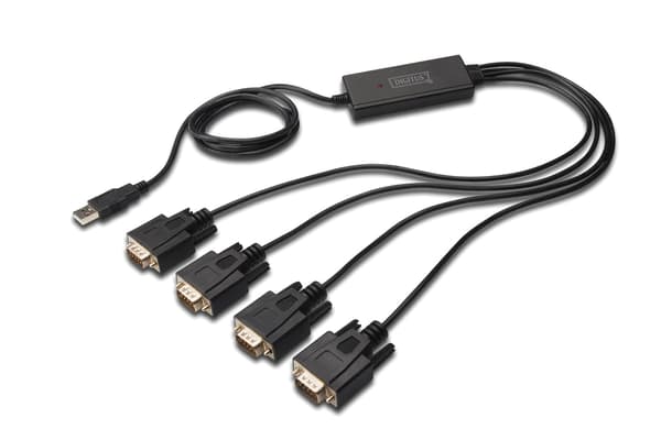 DIGITUS DA-70159 - Serial Adapter - USB - RS-232 x 4