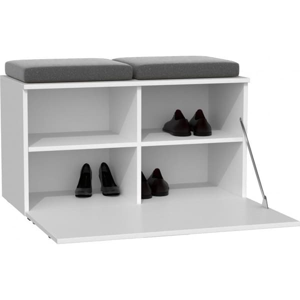 Topeshop OPAL Shoe Cabinet Closed White